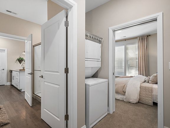 Legacy Model Walk-In Closet with In-Unit Washer and Dryer