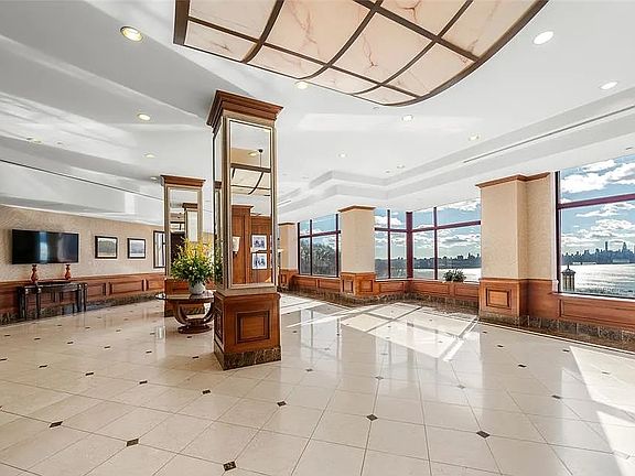 Lobby area with view