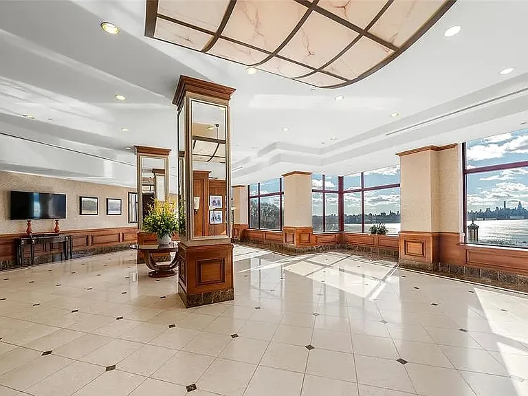 Lobby area with view