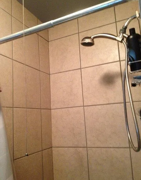 Tiled shower