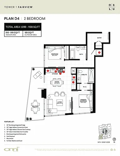 Floor plan Fairview D4