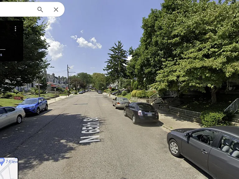 Wide street. Plenty of parking. Nice neighborhood.