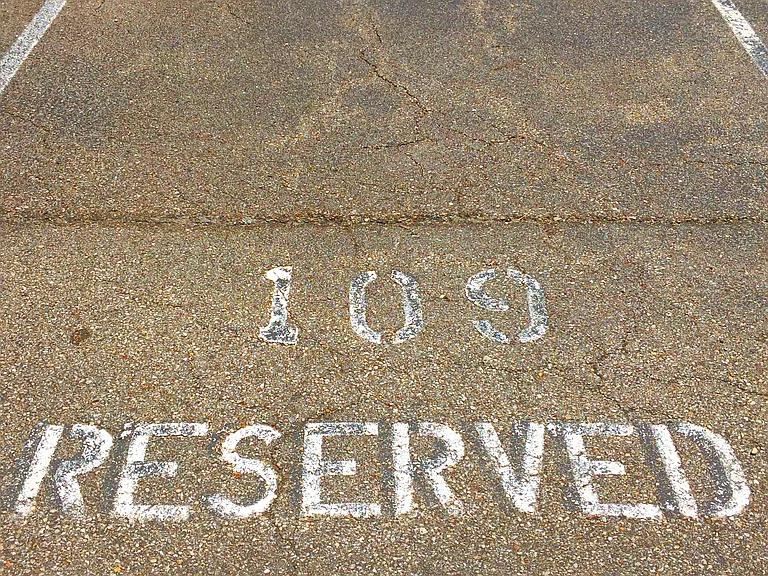 Reserved Parking Space for Condo #109