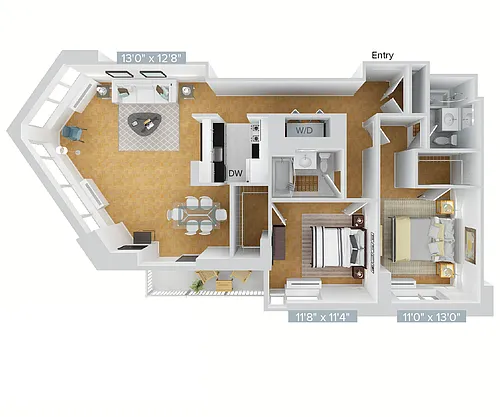 Floor plan B4-1215