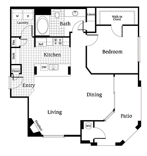 Floor plan Ash Renovated