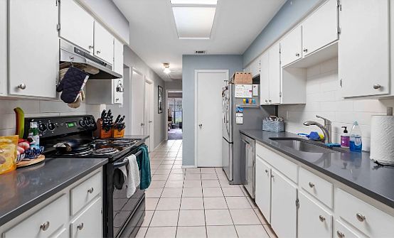 Kitchen with modern appliances