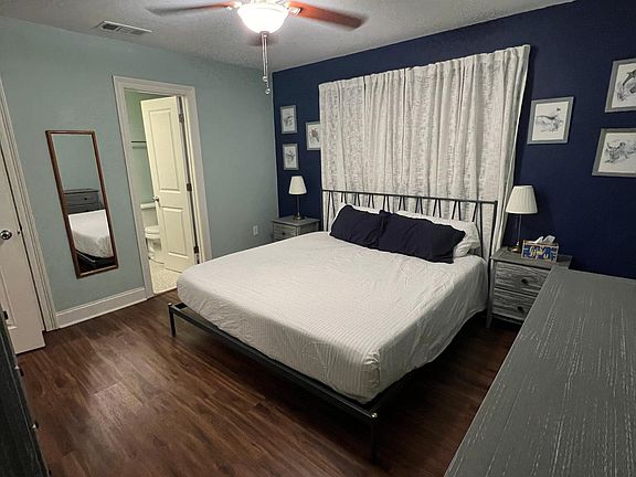 Another angle of the private bedroom look towards the bathroom