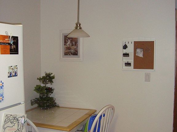 Breakfast nook in kitchen