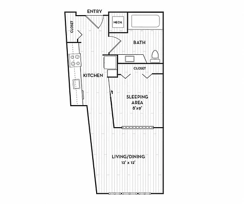 Floor plan Cabin / Sandbar / Narrows / River Rock