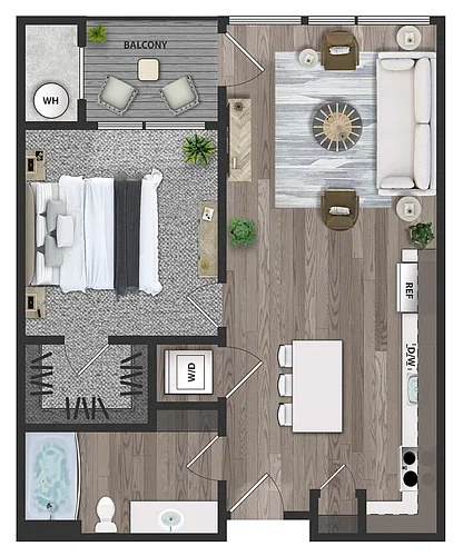 Floor plan Torreys Peak (A1)