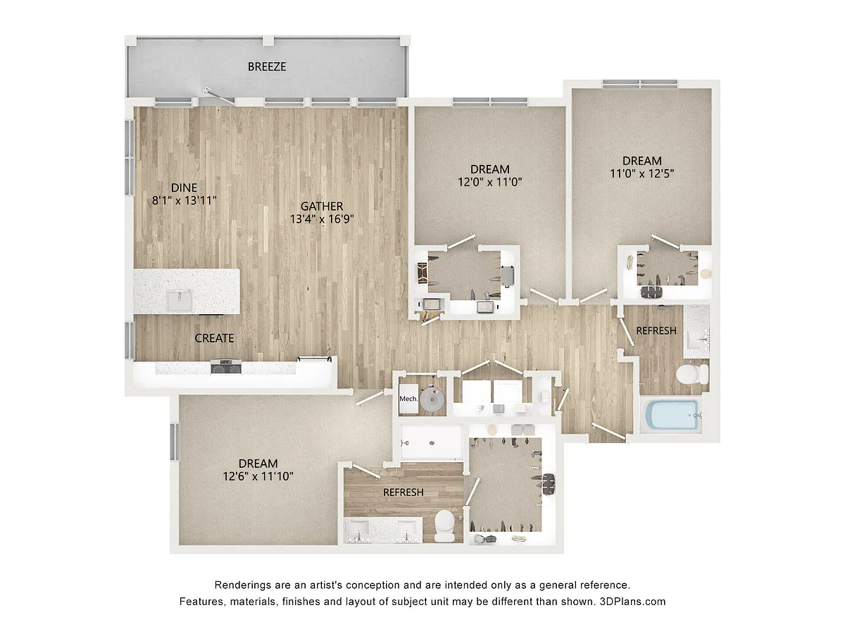 Floor plan F1