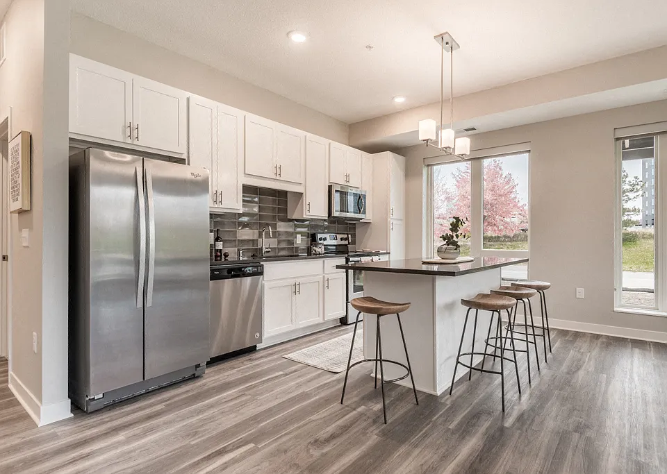 Our kitchens combine functionality and style with plenty of storage and modern appliances to enhance your culinary experience.