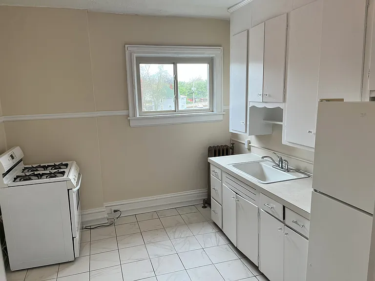 Kitchen with a gas stove