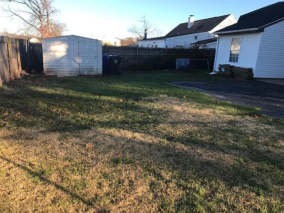 Backyard with shed