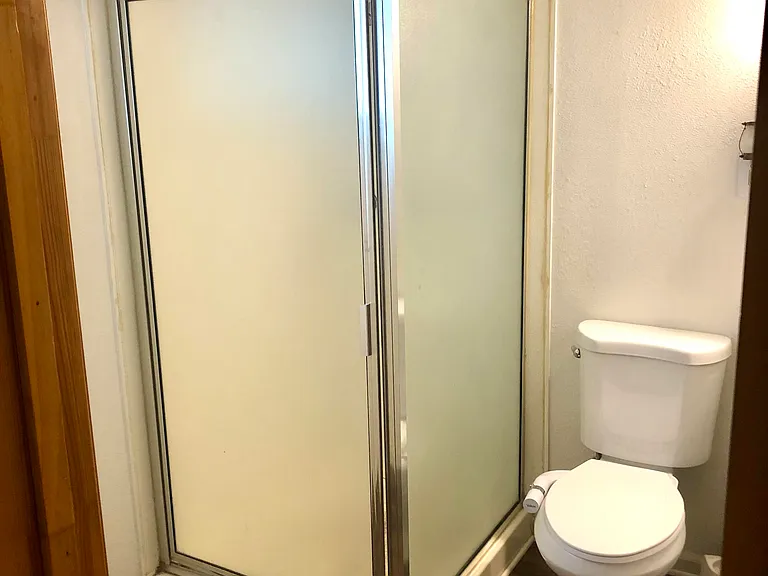 New shower installed