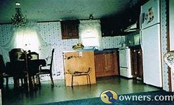 dining rm. kitchen with island