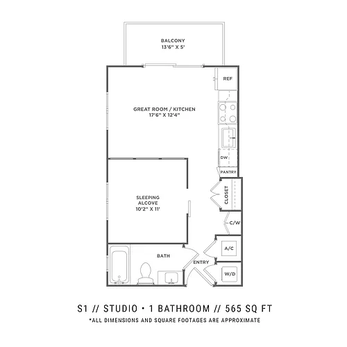 Floor plan S1