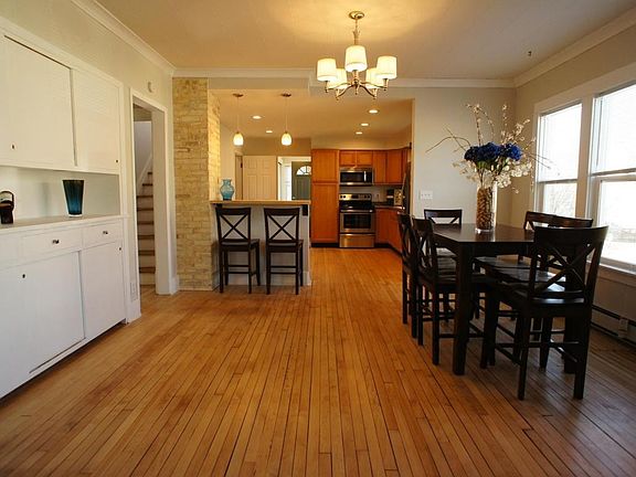 Dining Room With Hardwood Floors