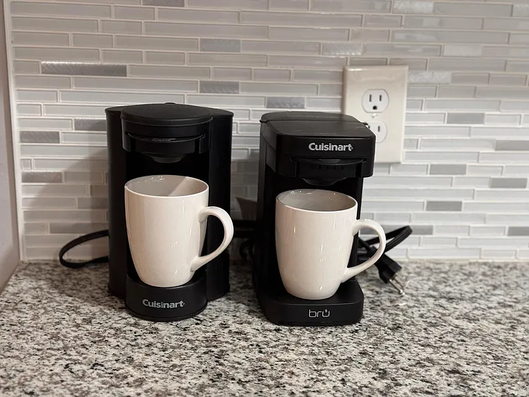 Community coffee machines and cups