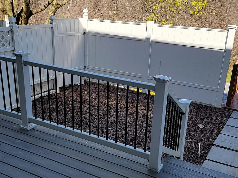 backyard/ deck