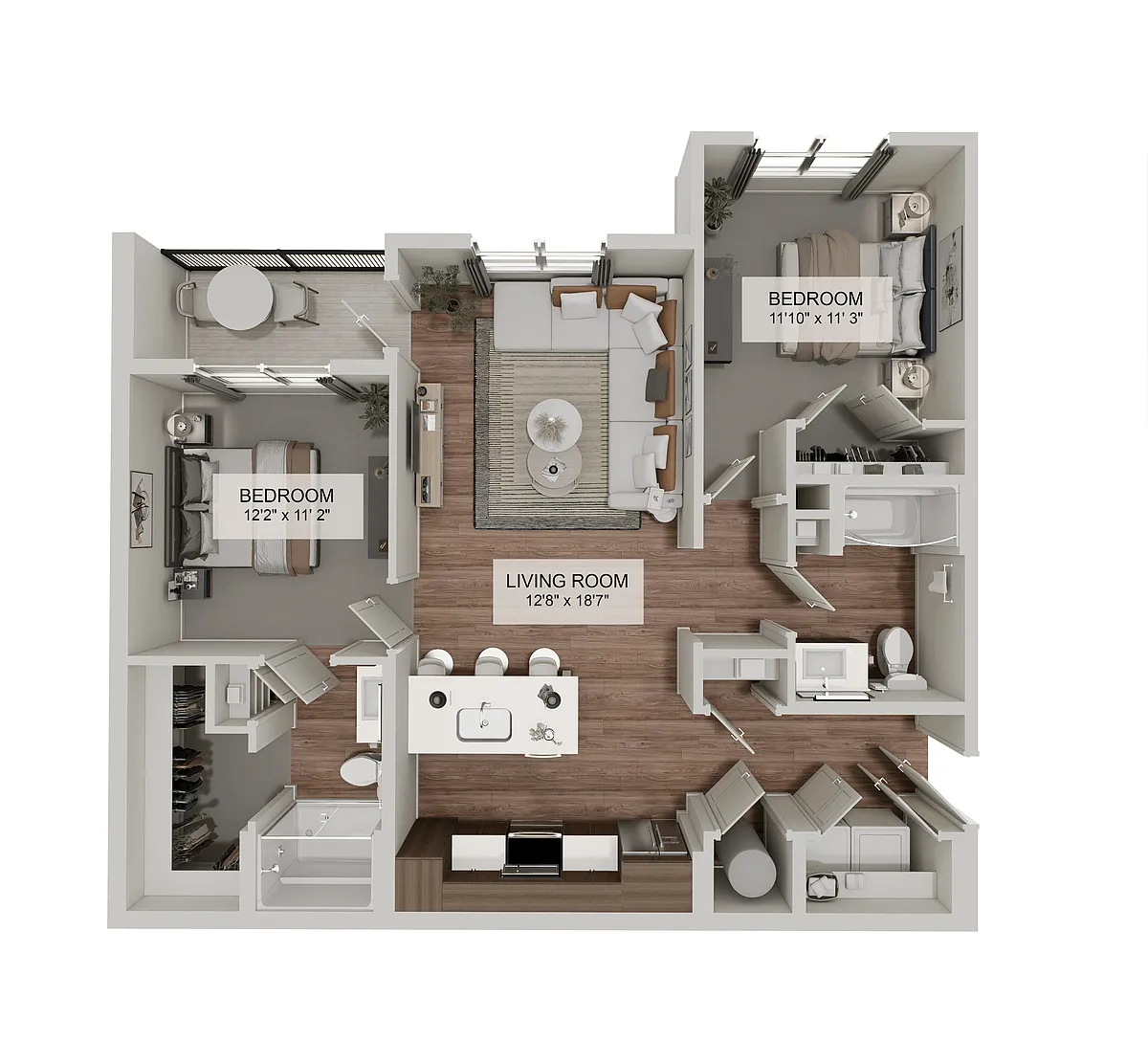 Floor plan The Willow (B1)