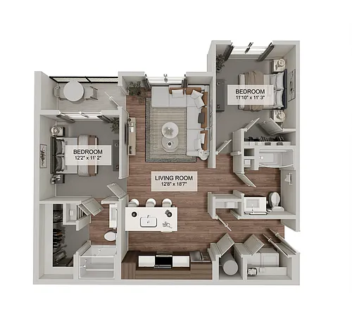 Floor plan The Willow (B1)