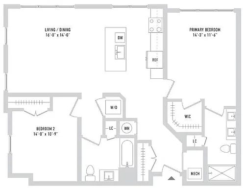 Floor plan B121