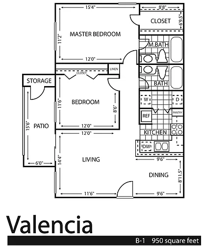 Floor plan Valencia