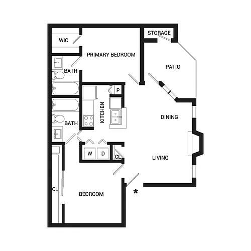 Floor plan Creekside