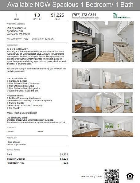 1st image of 513 Aylesbury Dr #104