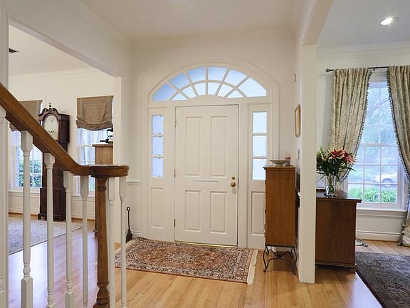 A bright and spacious entrance to this beautiful home.