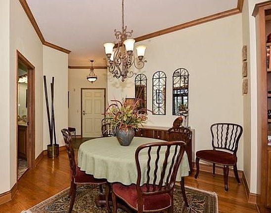 Entertain guest in the open adjoining dining area.