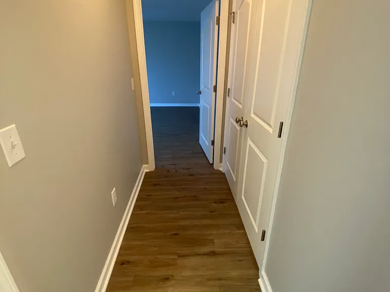Laundry in hallway