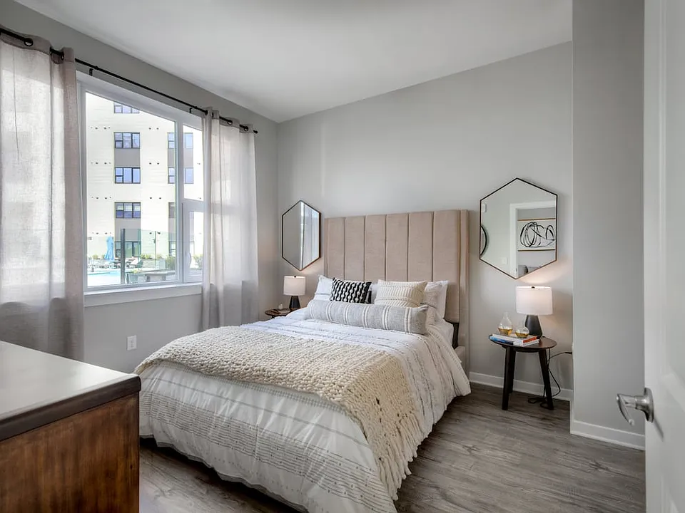 Bedrooms with hard surface flooring