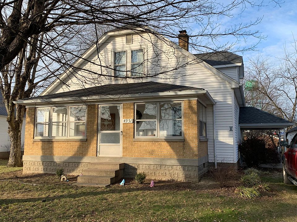 Street elevation that faces south.