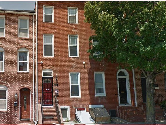 Front view - 3 story row house in Upper Fells Point - 4 Beds / 4.5 Bathrooms
