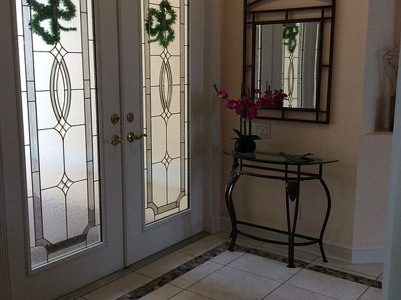 entry with custom tile 