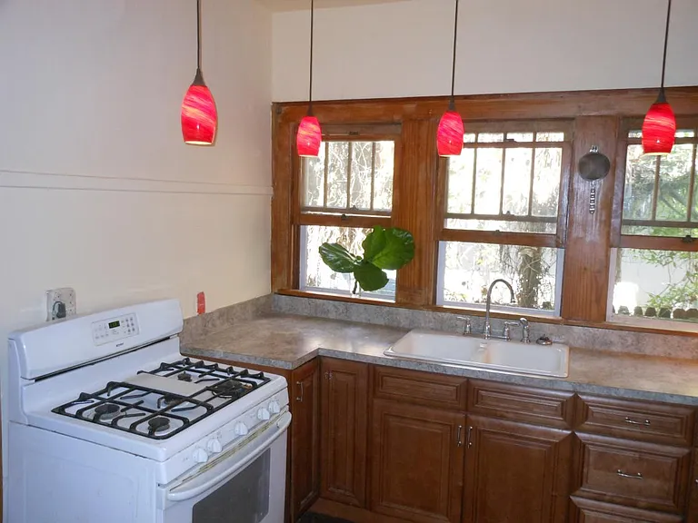 Kitchen - gas stove and oven