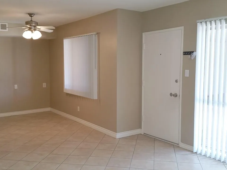 living/office area
