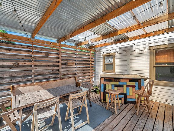 bar and outdoor dining