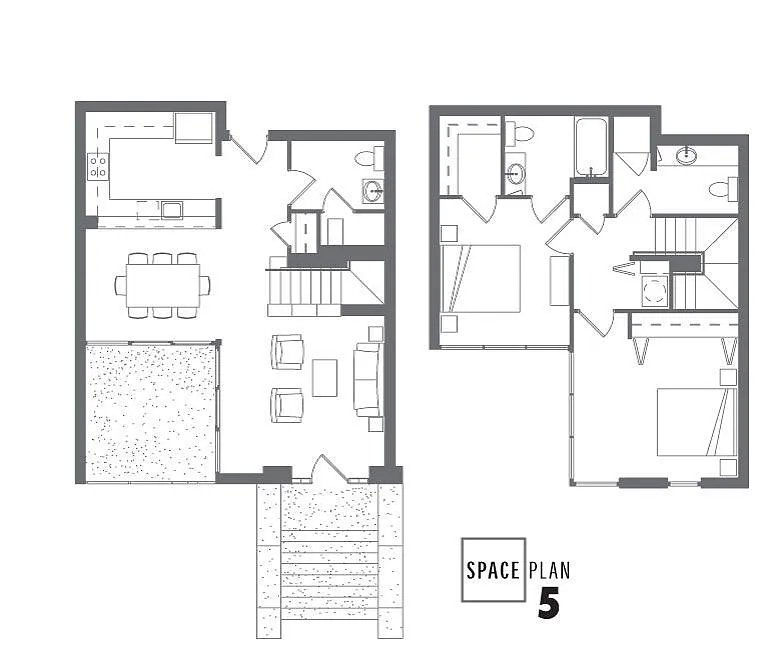 Floor plan Low St. Townhouse