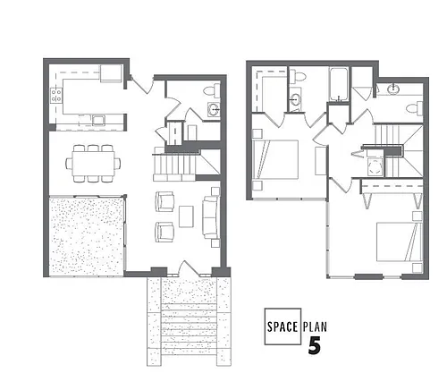 Floor plan Low St. Townhouse