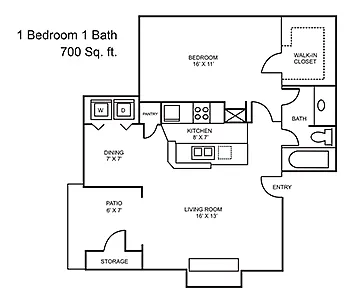 Floor plan PLAN E