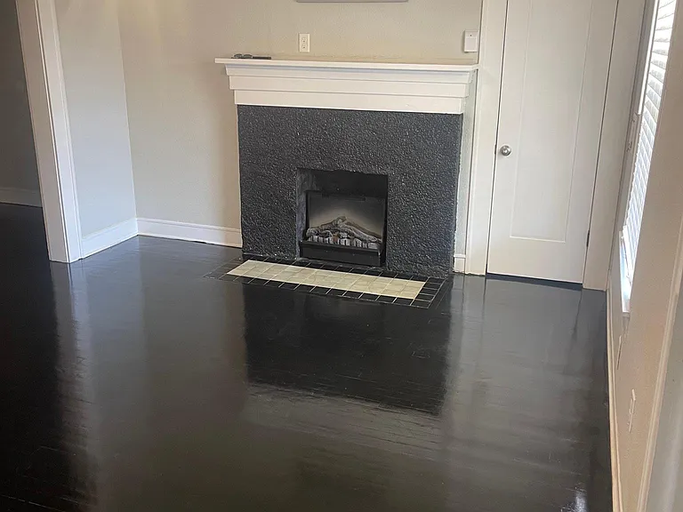 Electric fireplace with remote