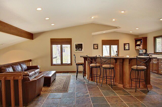 Beautifully updated kitchen & hearth area.