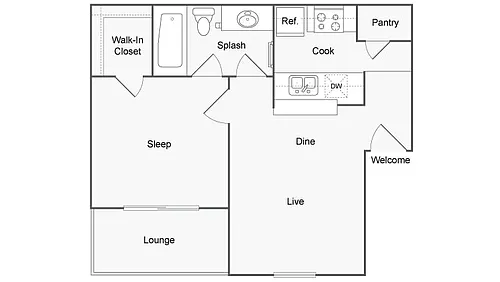 Floor plan Whitmire