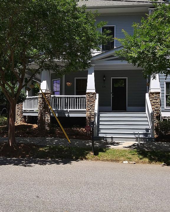 Front of townhome