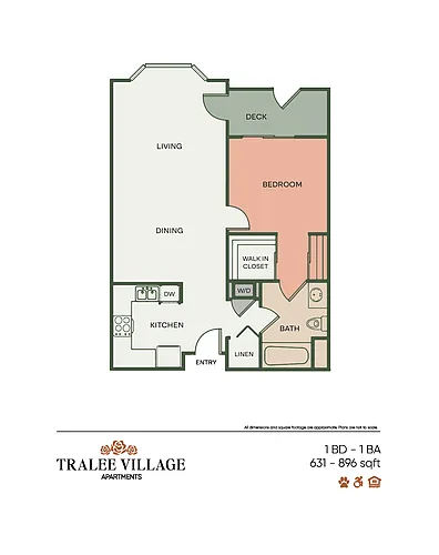 Floor plan 1 Bedroom