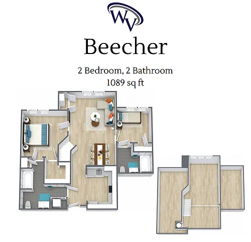 Floor plan Beecher Loft