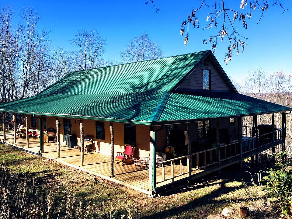 front of home with view 